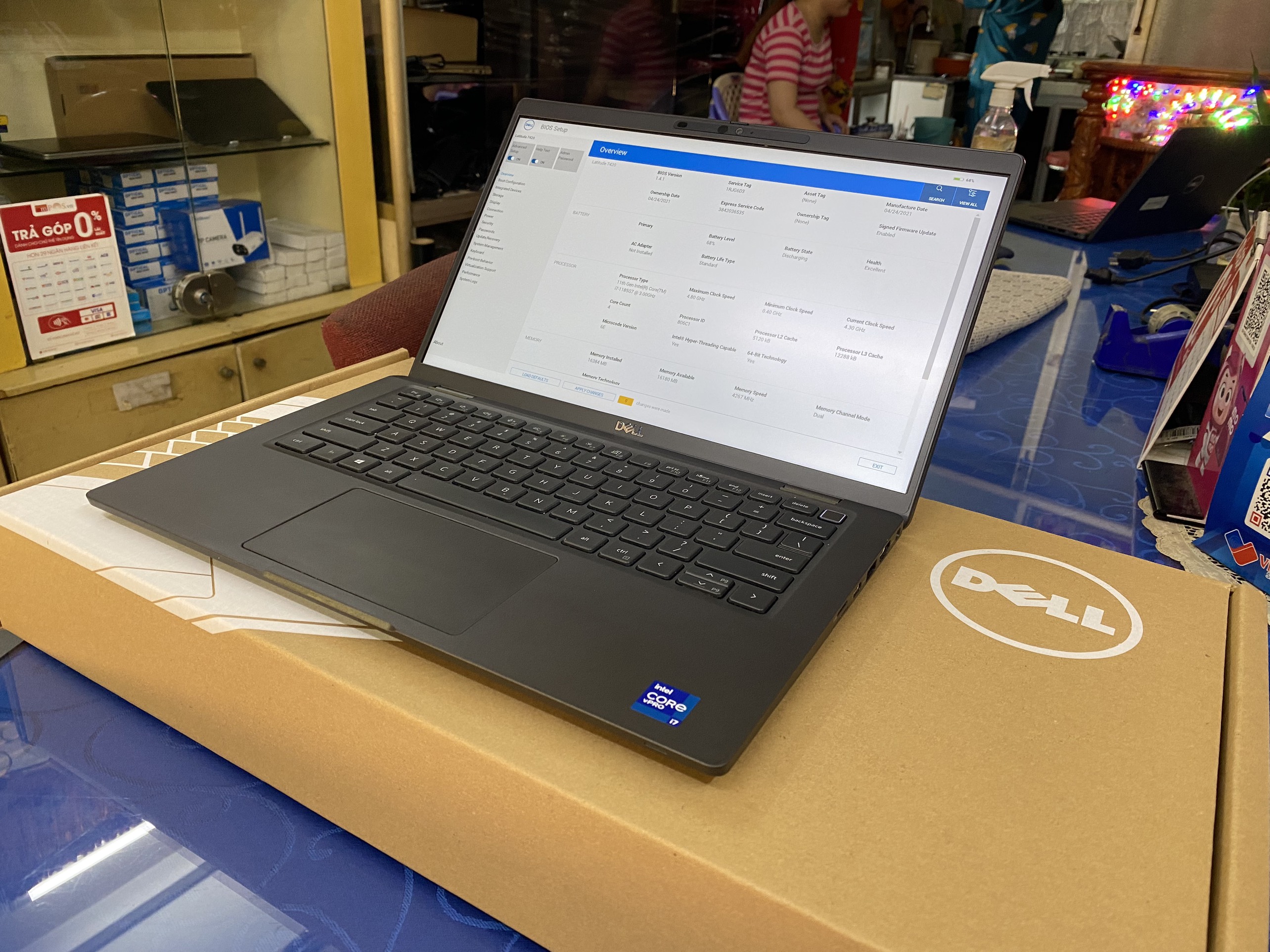 DELL LATITUDE 7420 I5 1145G7 16GB 256GB 14"FHD
