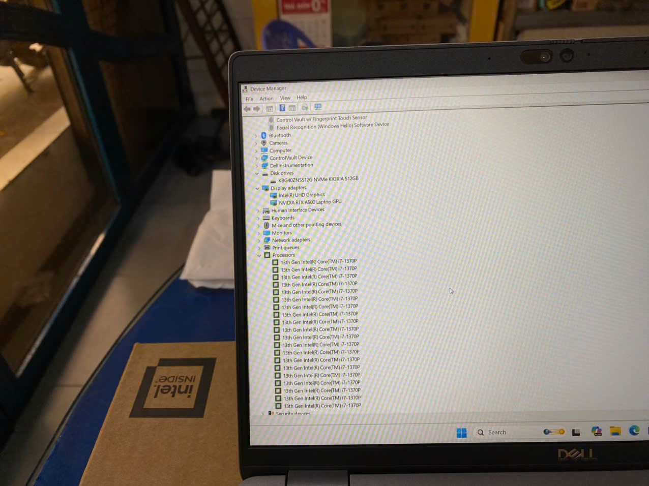 DELL PRECISION 3480 I7 1370P 16GB 512GB 14"FHD VGA 4GB