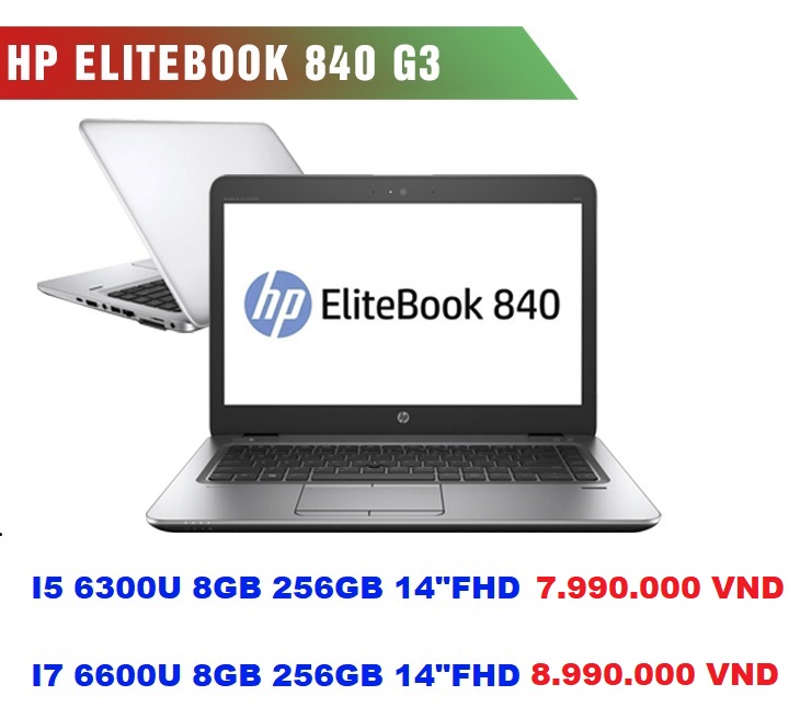 HP EliteBook 840 G3 i7 6600U 8GB 256GB SSD 14