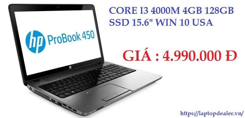 HP PROBOOK 450 G1 I3 4000M 4GB 120GB 15.6
